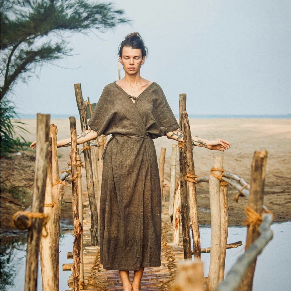 Kimono duster handmade in India